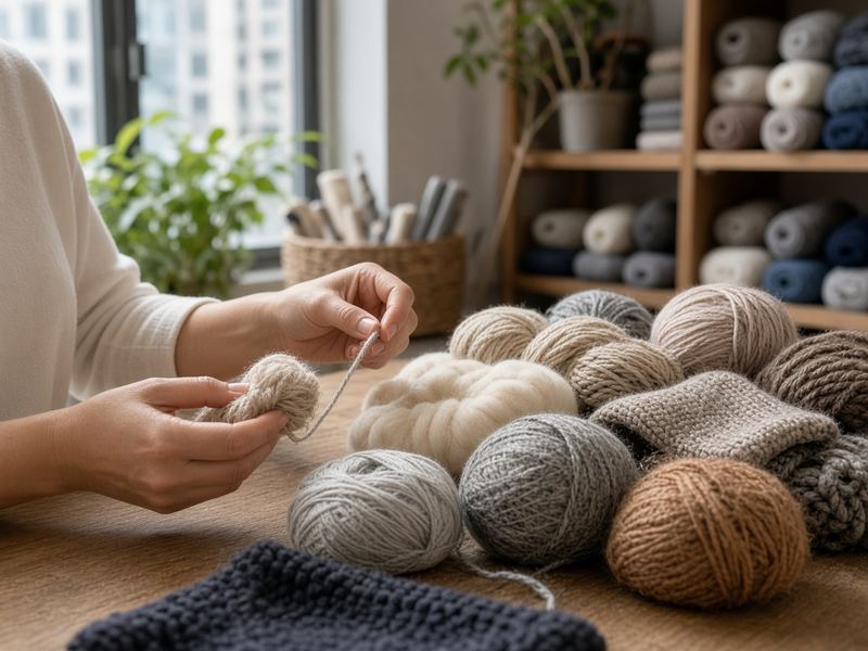 Yarn consult at Silver Shadow Studio